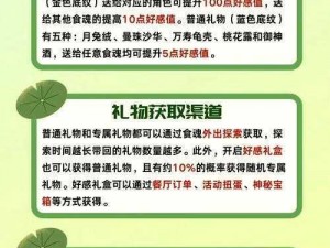 《食物语》鸟儿家族送礼攻略：打造独特礼物，献上精心之选