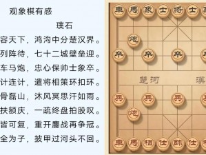 楚汉象棋精妙策略解析：棋盘截图预览揭秘战术奥秘