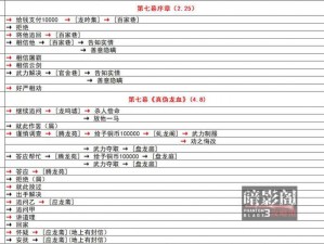 影之刃3高阶秘籍：全方位指南解析100元宝任务的完成策略与技巧