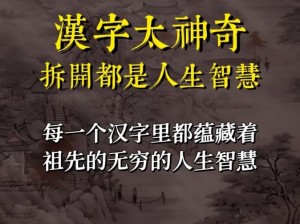 汉字奥秘揭秘：探寻语言之根的神奇魅力与智慧力量返回