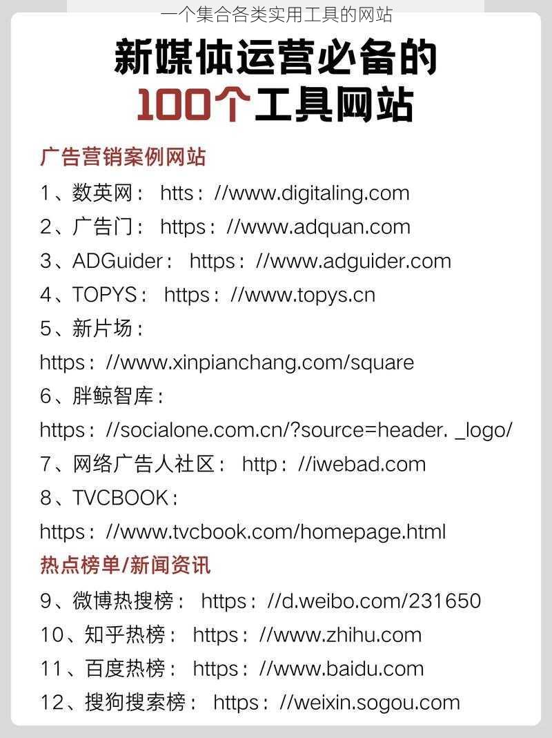 一个集合各类实用工具的网站