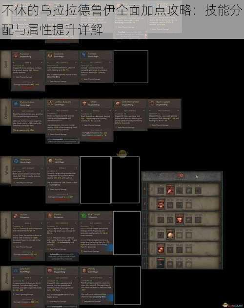 不休的乌拉拉德鲁伊全面加点攻略：技能分配与属性提升详解