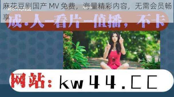 麻花豆剧国产 MV 免费，海量精彩内容，无需会员畅享