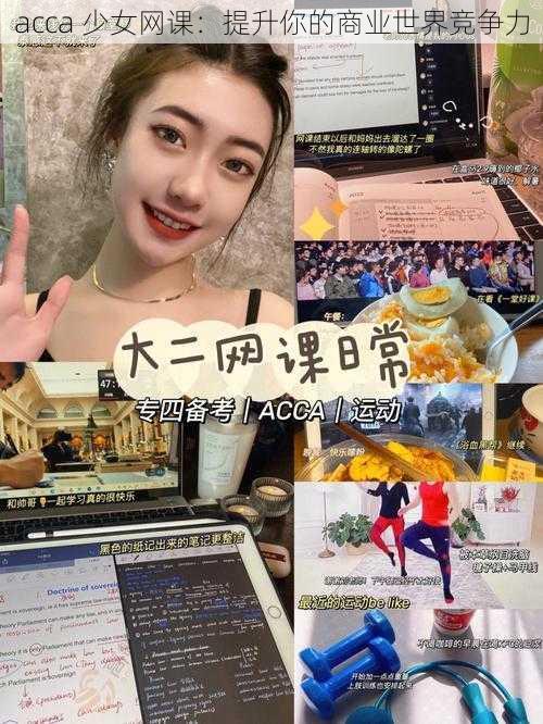 acca 少女网课：提升你的商业世界竞争力