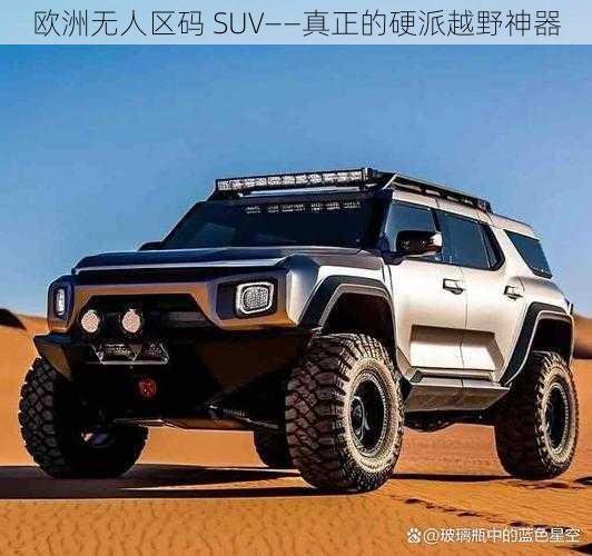 欧洲无人区码 SUV——真正的硬派越野神器