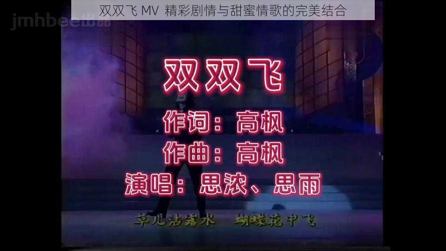 双双飞 MV  精彩剧情与甜蜜情歌的完美结合