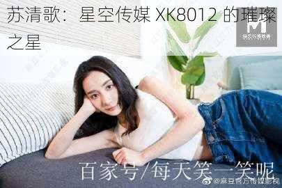 苏清歌：星空传媒 XK8012 的璀璨之星