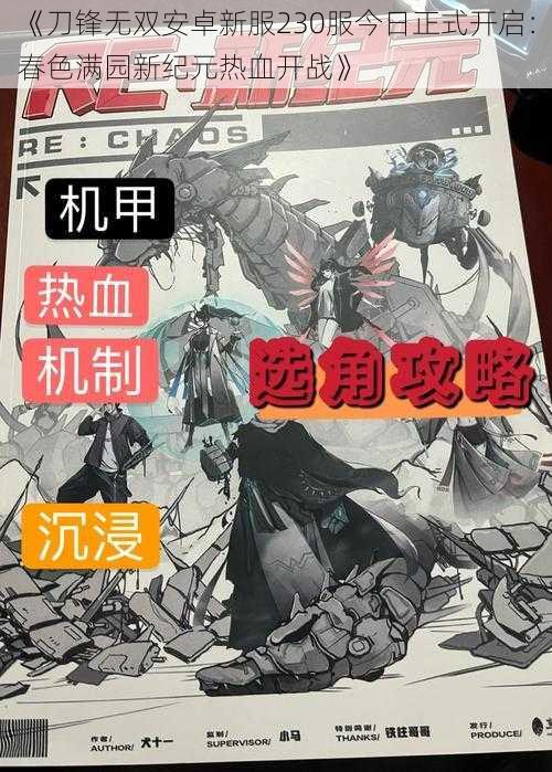 《刀锋无双安卓新服230服今日正式开启：春色满园新纪元热血开战》