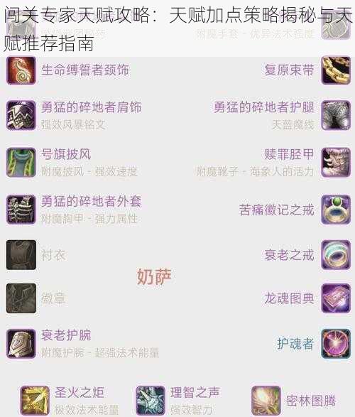 闯关专家天赋攻略：天赋加点策略揭秘与天赋推荐指南