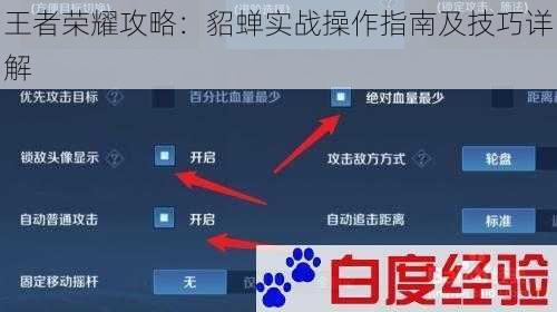 王者荣耀攻略：貂蝉实战操作指南及技巧详解