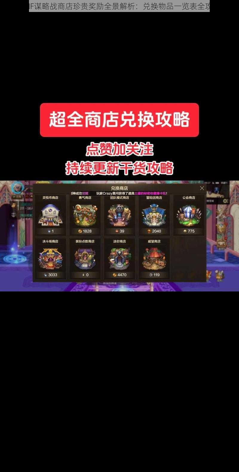 DNF谋略战商店珍贵奖励全景解析：兑换物品一览表全攻略