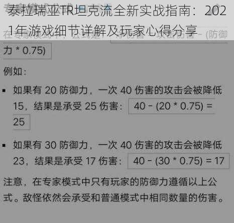 泰拉瑞亚TR坦克流全新实战指南：2021年游戏细节详解及玩家心得分享