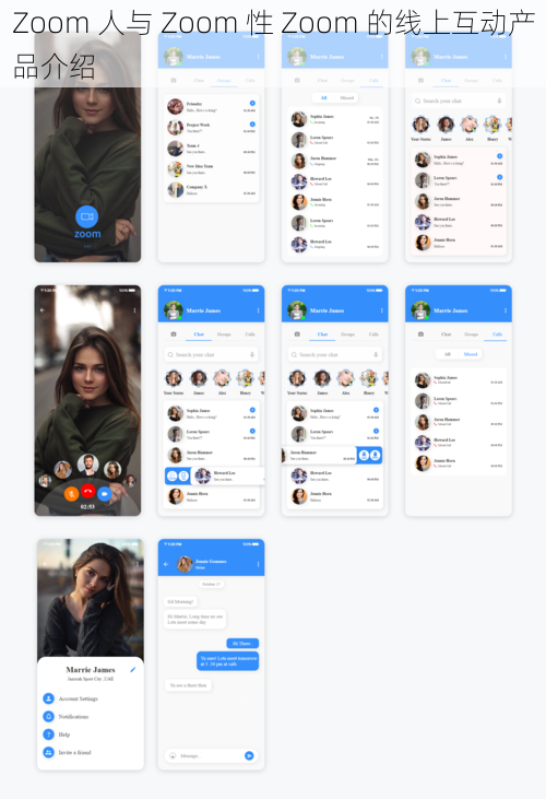Zoom 人与 Zoom 性 Zoom 的线上互动产品介绍