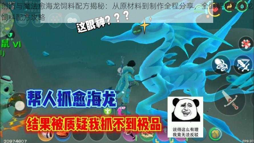 创造与魔法愈海龙饲料配方揭秘：从原材料到制作全程分享，全面解析愈海龙饲料配方攻略