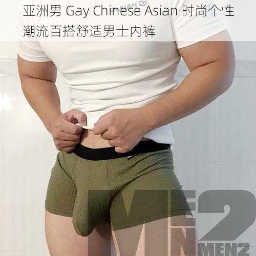 亚洲男 Gay Chinese Asian 时尚个性潮流百搭舒适男士内裤