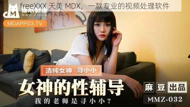 freeXXX 天美 MDX，一款专业的视频处理软件