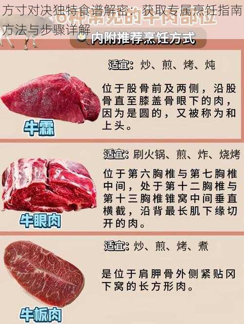 方寸对决独特食谱解密：获取专属烹饪指南方法与步骤详解