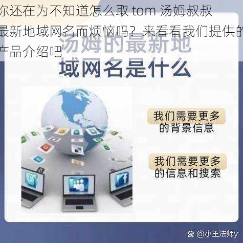 你还在为不知道怎么取 tom 汤姆叔叔最新地域网名而烦恼吗？来看看我们提供的产品介绍吧