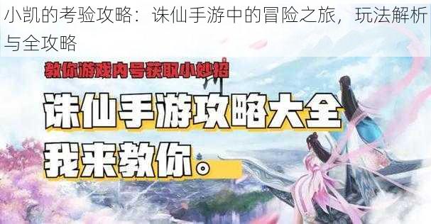 小凯的考验攻略：诛仙手游中的冒险之旅，玩法解析与全攻略