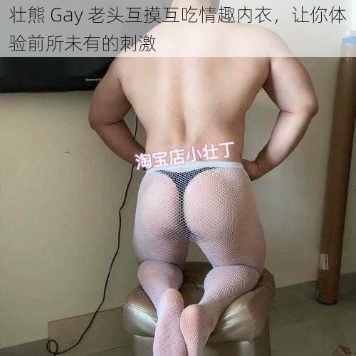 壮熊 Gay 老头互摸互吃情趣内衣，让你体验前所未有的刺激