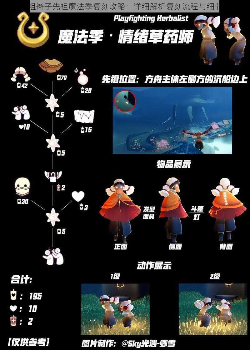 光遇粗辫子先祖魔法季复刻攻略：详细解析复刻流程与细节揭秘