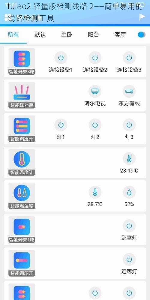fulao2 轻量版检测线路 2——简单易用的线路检测工具