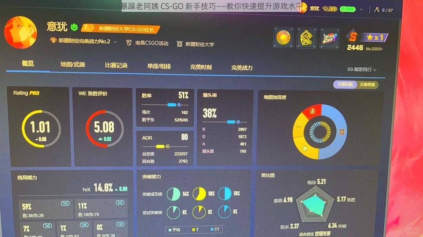 暴躁老阿姨 CS-GO 新手技巧——教你快速提升游戏水平