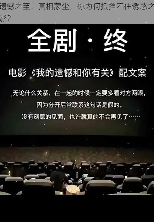 遗憾之至：真相蒙尘，你为何抵挡不住诱惑之影？