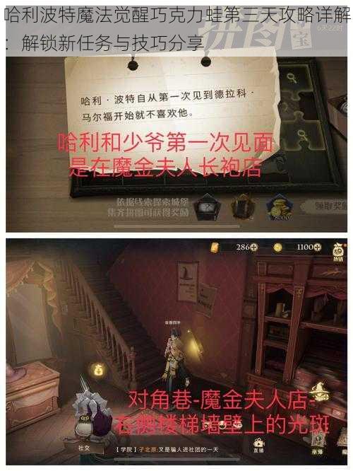 哈利波特魔法觉醒巧克力蛙第三天攻略详解：解锁新任务与技巧分享