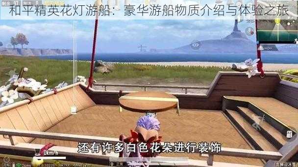 和平精英花灯游船：豪华游船物质介绍与体验之旅