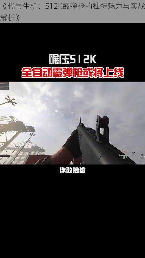 《代号生机：S12K霰弹枪的独特魅力与实战解析》