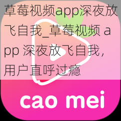 草莓视频app深夜放飞自我_草莓视频 app 深夜放飞自我，用户直呼过瘾