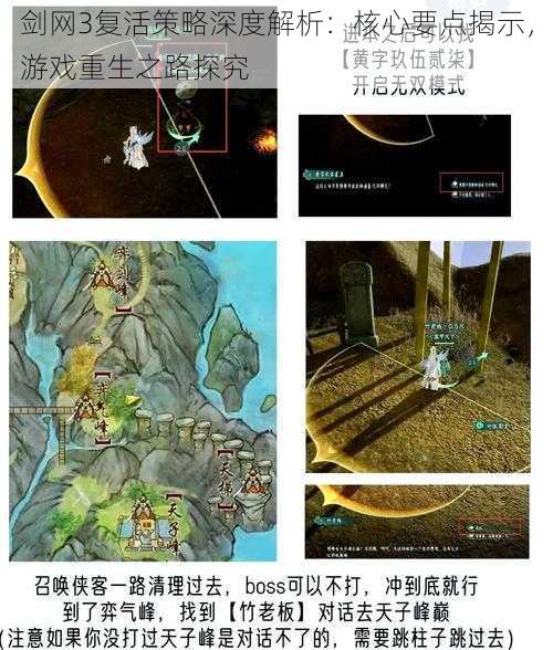 剑网3复活策略深度解析：核心要点揭示，游戏重生之路探究