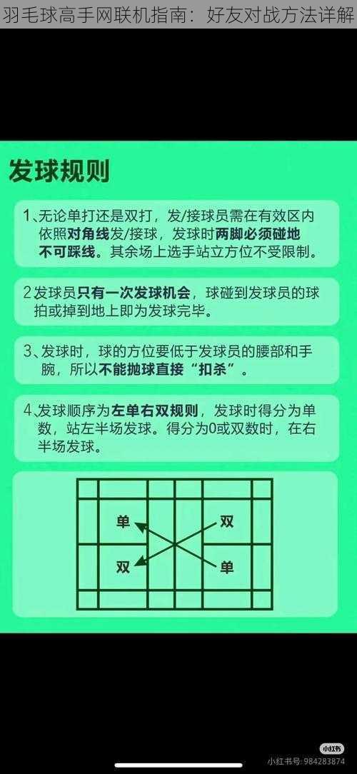 羽毛球高手网联机指南：好友对战方法详解