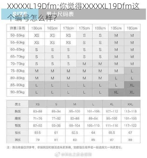 XXXXXL19Dfm;你觉得XXXXXL19Dfm这个编号怎么样？