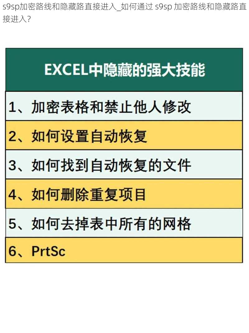 s9sp加密路线和隐藏路直接进入_如何通过 s9sp 加密路线和隐藏路直接进入？