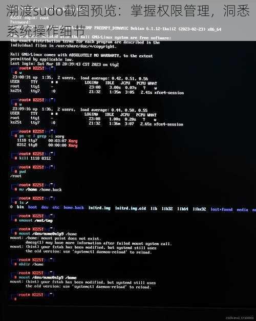 溯渡sudo截图预览：掌握权限管理，洞悉系统操作细节