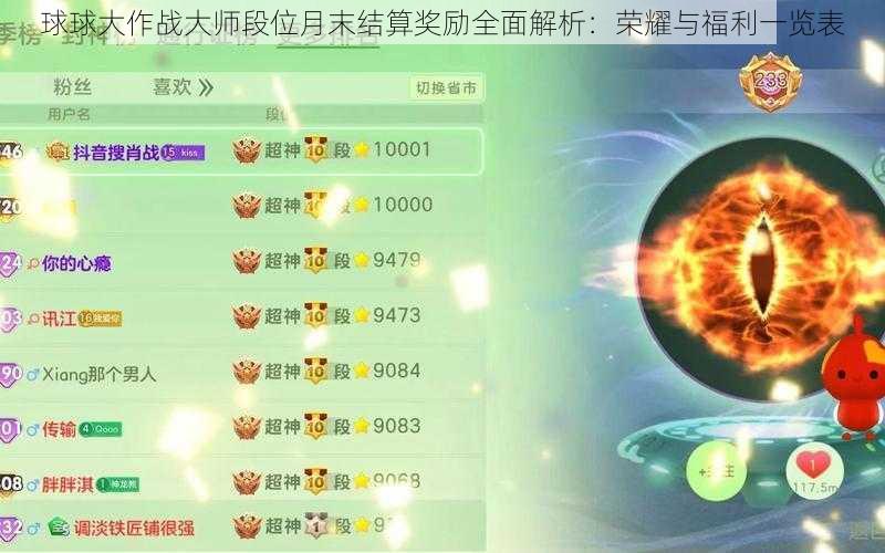 球球大作战大师段位月末结算奖励全面解析：荣耀与福利一览表