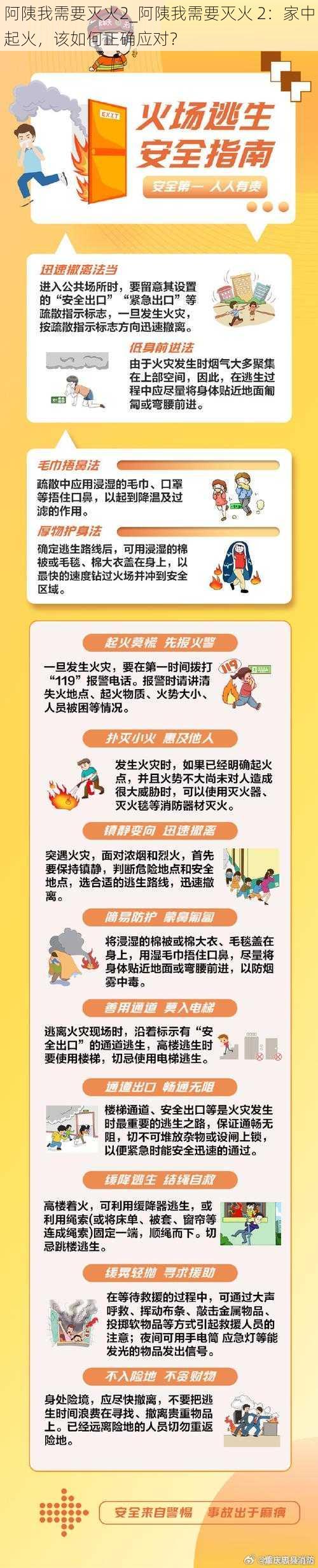 阿䧅我需要灭火2_阿䧅我需要灭火 2：家中起火，该如何正确应对？