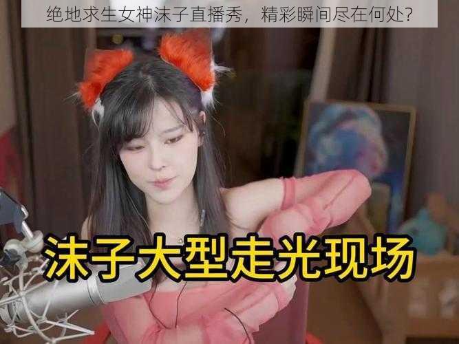 绝地求生女神沫子直播秀，精彩瞬间尽在何处？