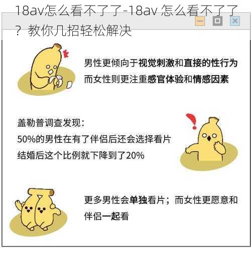 18av怎么看不了了-18av 怎么看不了了？教你几招轻松解决