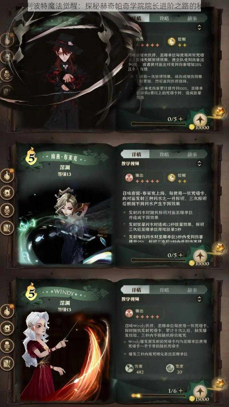 哈利波特魔法觉醒：探秘赫奇帕奇学院院长进阶之路的秘籍